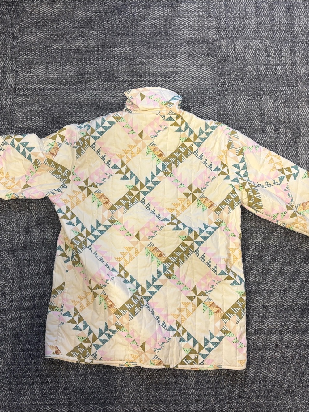 Universal Thread Quilted Patterned Jacket - Pastel Multi - Picture 3 of 4